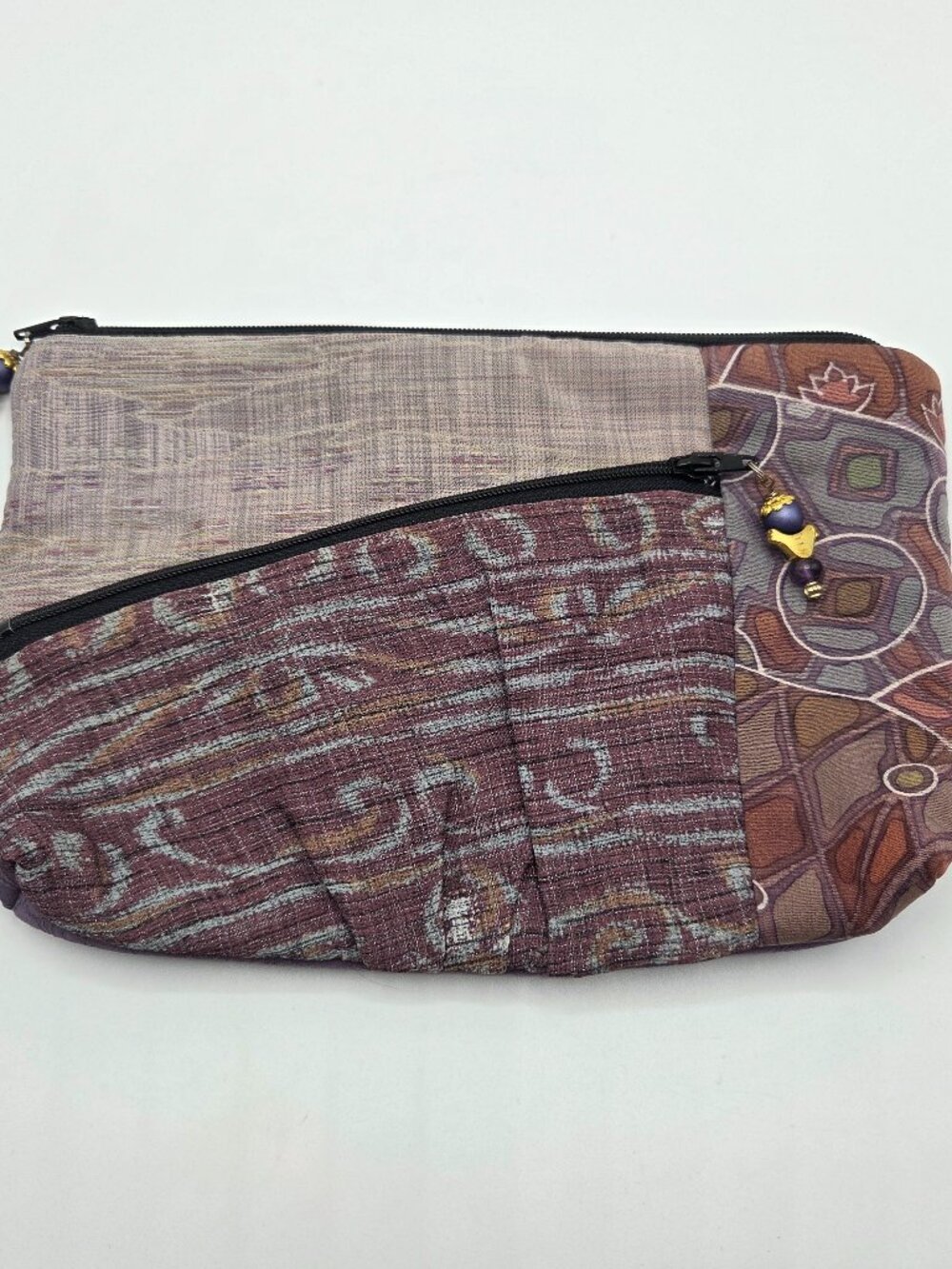 Stephanie Goddard Kimono Silks Upcycled Vintage Japanese Silk Clutch Pouch